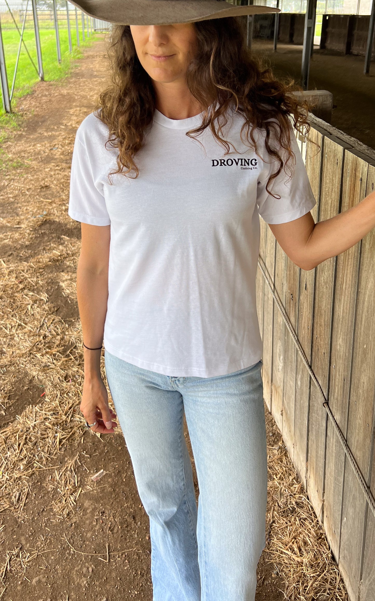 Droving Original Female Australian Made T-Shirt